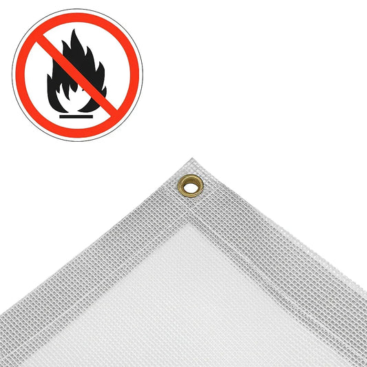 Flame Retardant Vinyl Mesh Tarps.