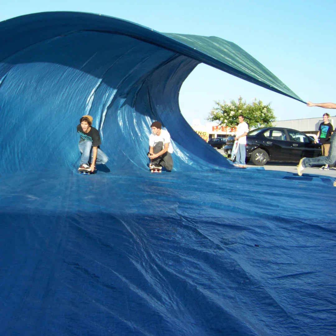 large blue tarp Blue Poly Tarp 40' x 60' by Tarps Plus