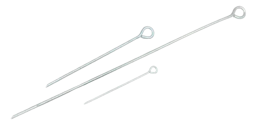 Canopy stake 10" in 10 pack featuring steel ground pins with looped ends