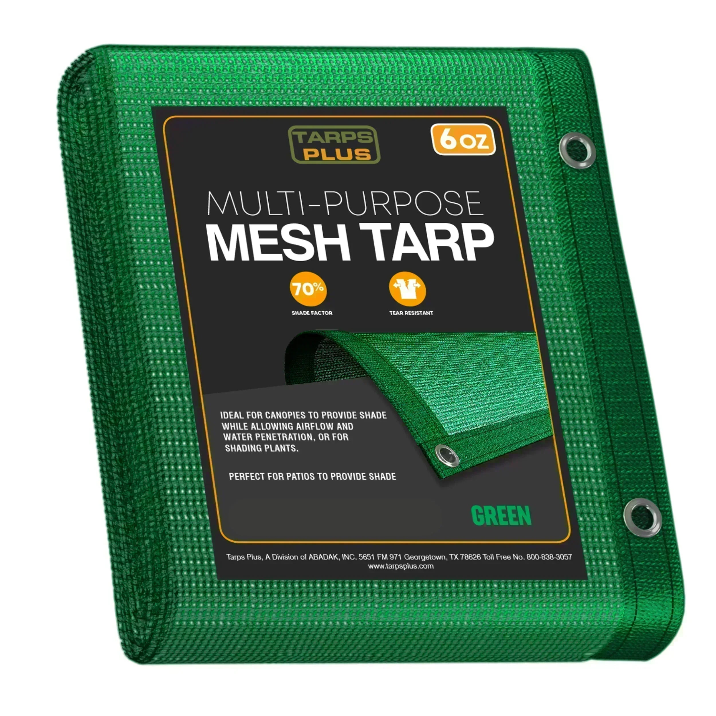 Green Mesh Tarp 10' x 20' Grow Cover
