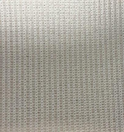 White 8' x 10' 86% super shade mesh tarp displaying premium mesh pattern detail