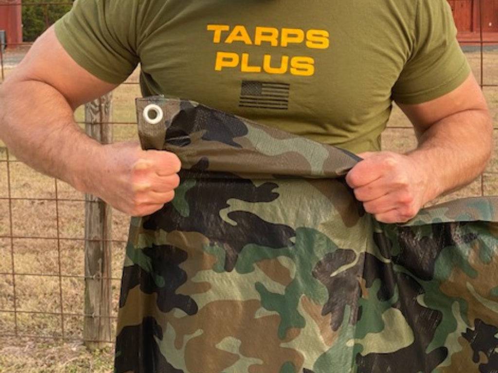 Camouflage Poly Tarps - TarpsPlus