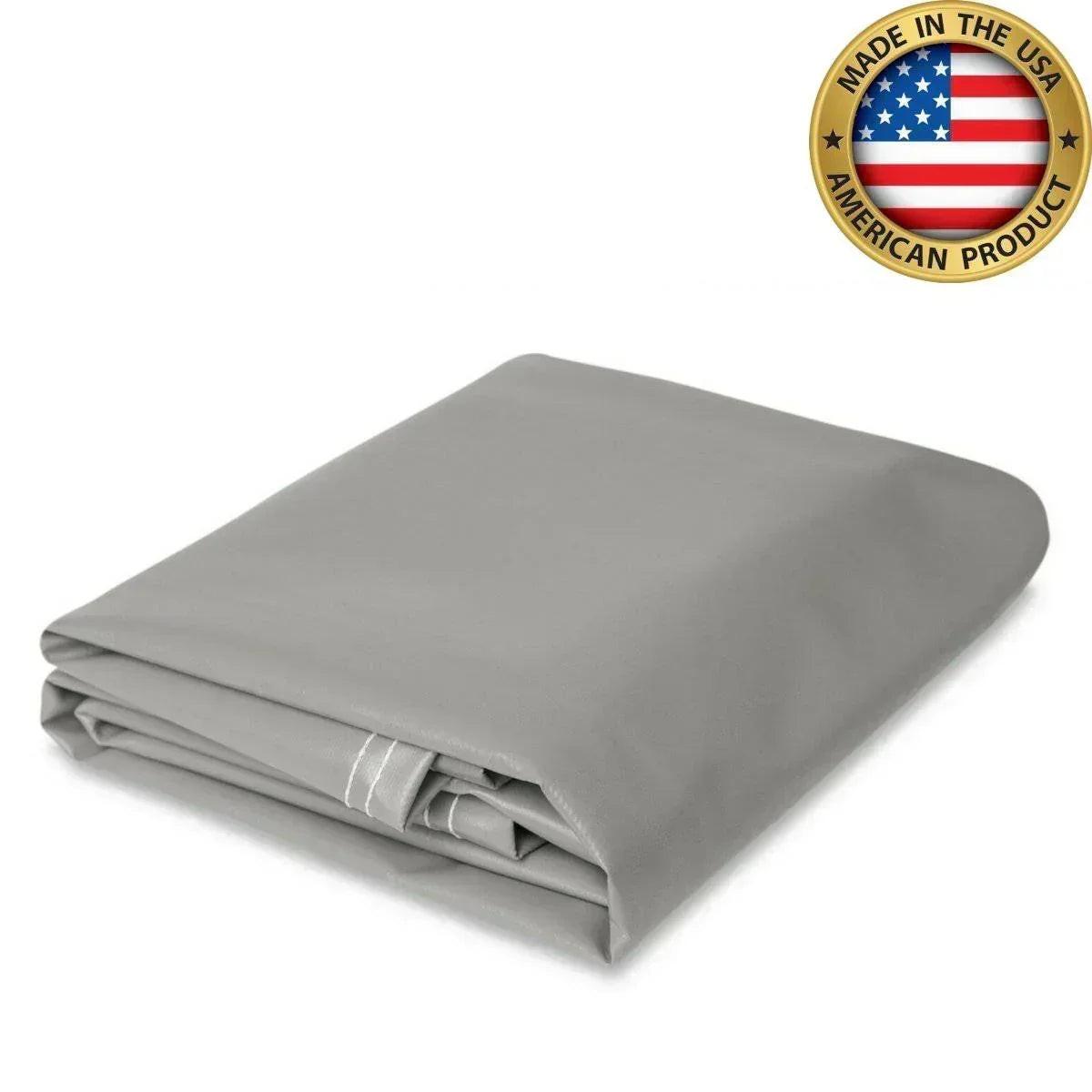 18 oz. Super Vinyl Tarp - Gray - 5' x 7'.