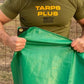 Green Poly Tarps - TarpsPlus