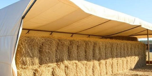 Hay Tarps and Barn Storage for Protection