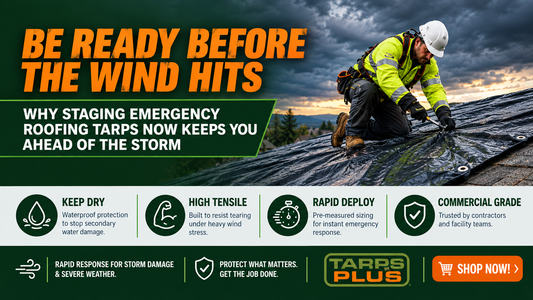 Be Ready Before the Wind Hits: Why Staging Emergency Roofing Tarps Now Keeps You Ahead of the Storm