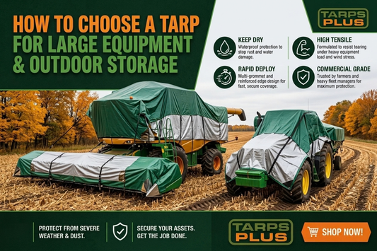 Best Tarps for Large Equipment and Outdoor Storage Protection