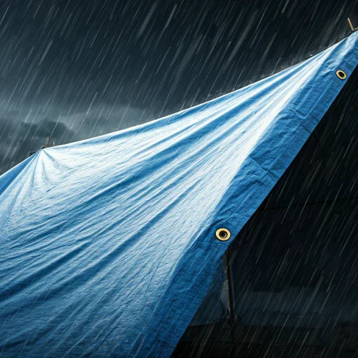 Using Tarps to Prepare for Spring Storms