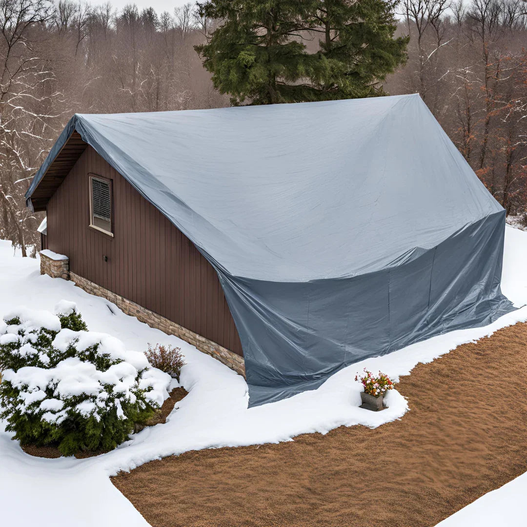 Prepping Your Home for Winter Storms: Essential Uses for Tarps.