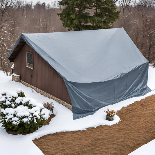 Prepping Your Home for Winter Storms: Essential Uses for Tarps.