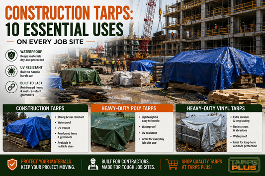 Construction Tarps: 10 Essential Uses on Every Job Site