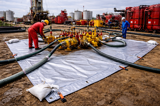How the Right Tarps Protect Oil & Gas Field Equipment