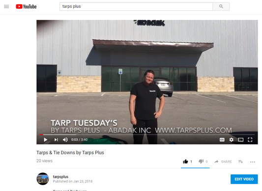 Tarps Plus Offers Up "Tarp Tuesdays"