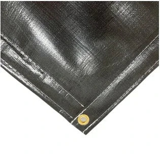 BLACK INSULATED POLY TARP.