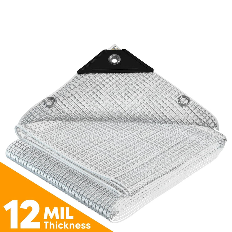 CLEAR POLY TARPS.
