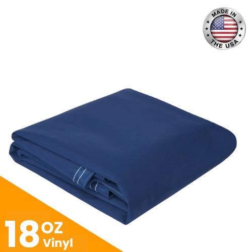 18 oz. Vinyl Tarps - Blue.