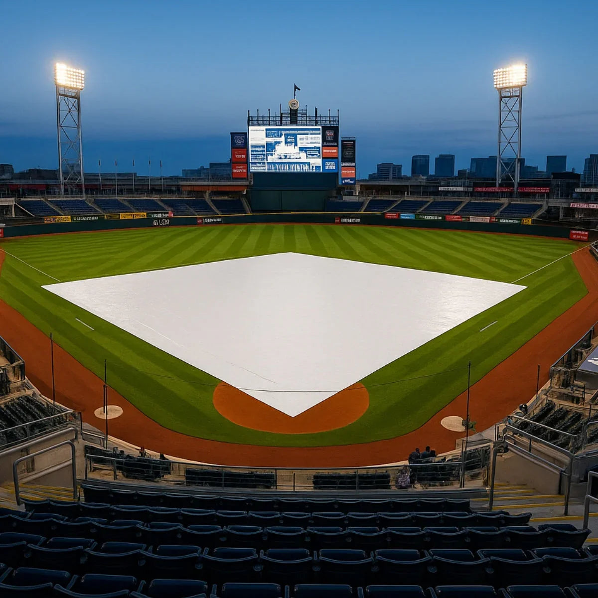 BASEBALL FIELD TARPS.