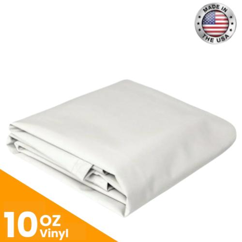 10 oz. Vinyl Tarps - White.