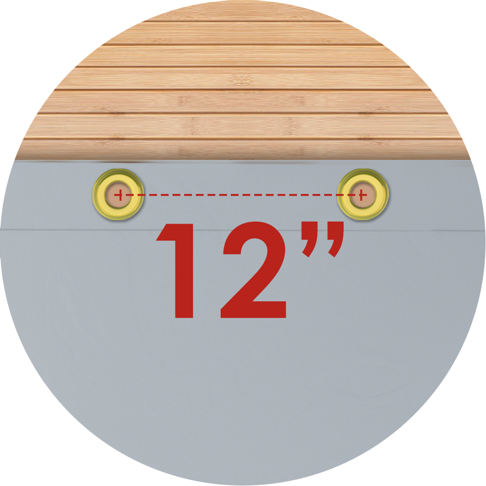 Custom Heavy Duty Vinyl Tarps - Grommets