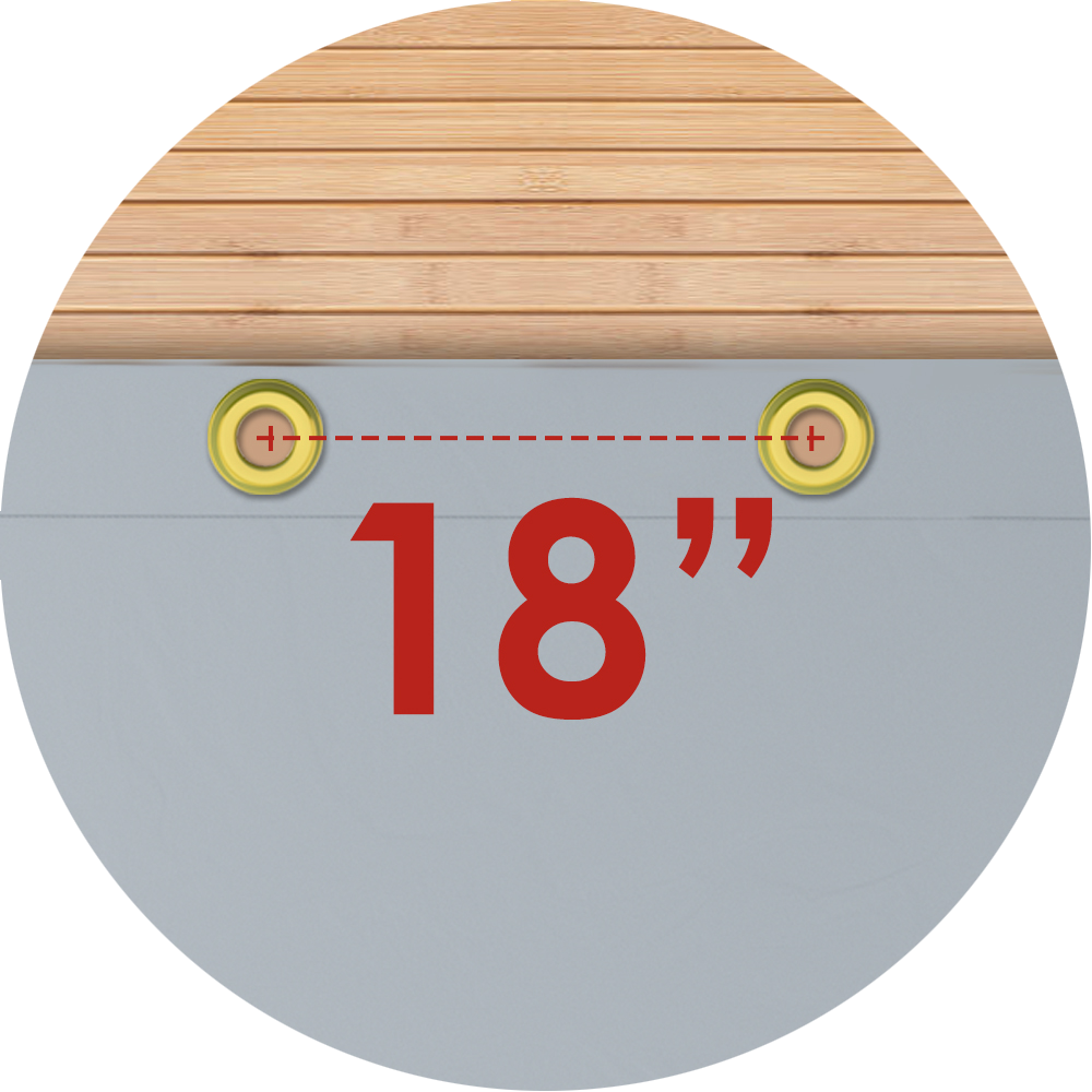 Custom Heavy Duty Vinyl Tarps - Grommets