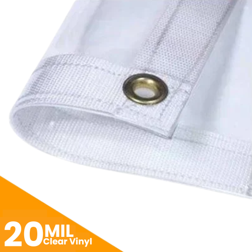 Clear Vinyl Tarps - 20 MIL