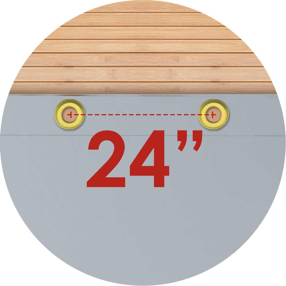 Custom Heavy Duty Vinyl Tarps - Grommets