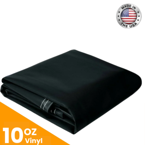 10 oz. Vinyl Tarps - Black
