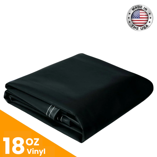 18 oz. Vinyl Tarps - Black