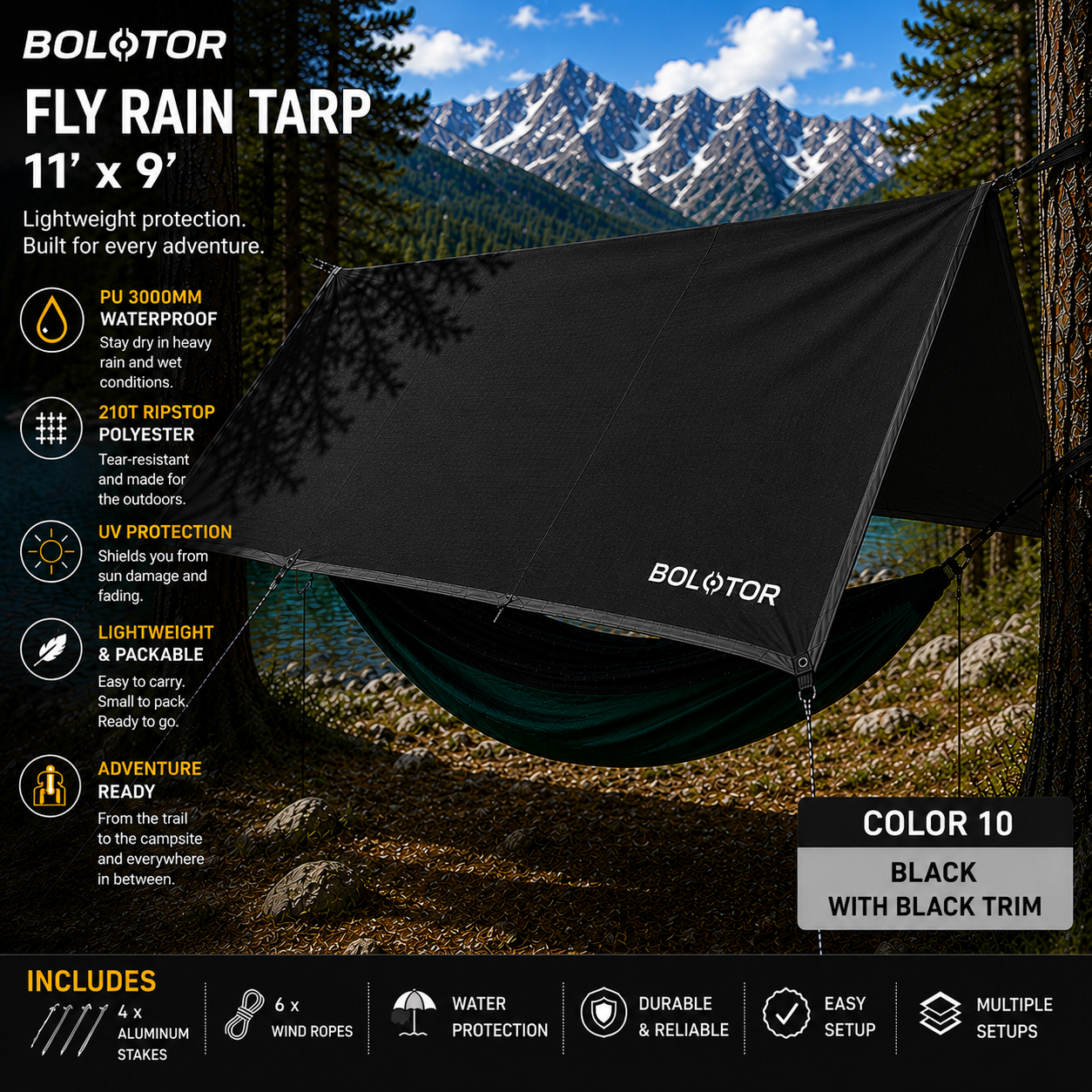 BOLOTOR Fly Rain Tarp