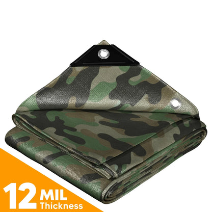 Camouflage Poly Tarps - TarpsPlus