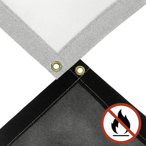 Flame Retardant Vinyl Mesh Tarps