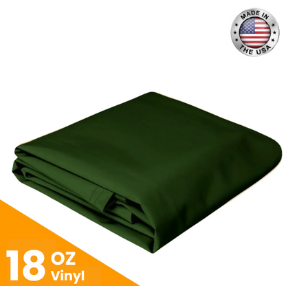 18 oz. Vinyl Tarps - Green