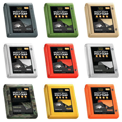 Heavy Duty Poly Tarps - TarpsPlus
