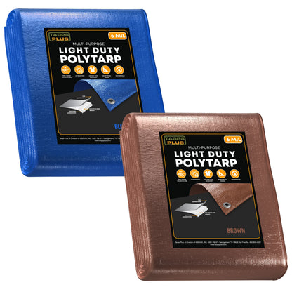 Light Duty Poly Tarps - TarpsPlus