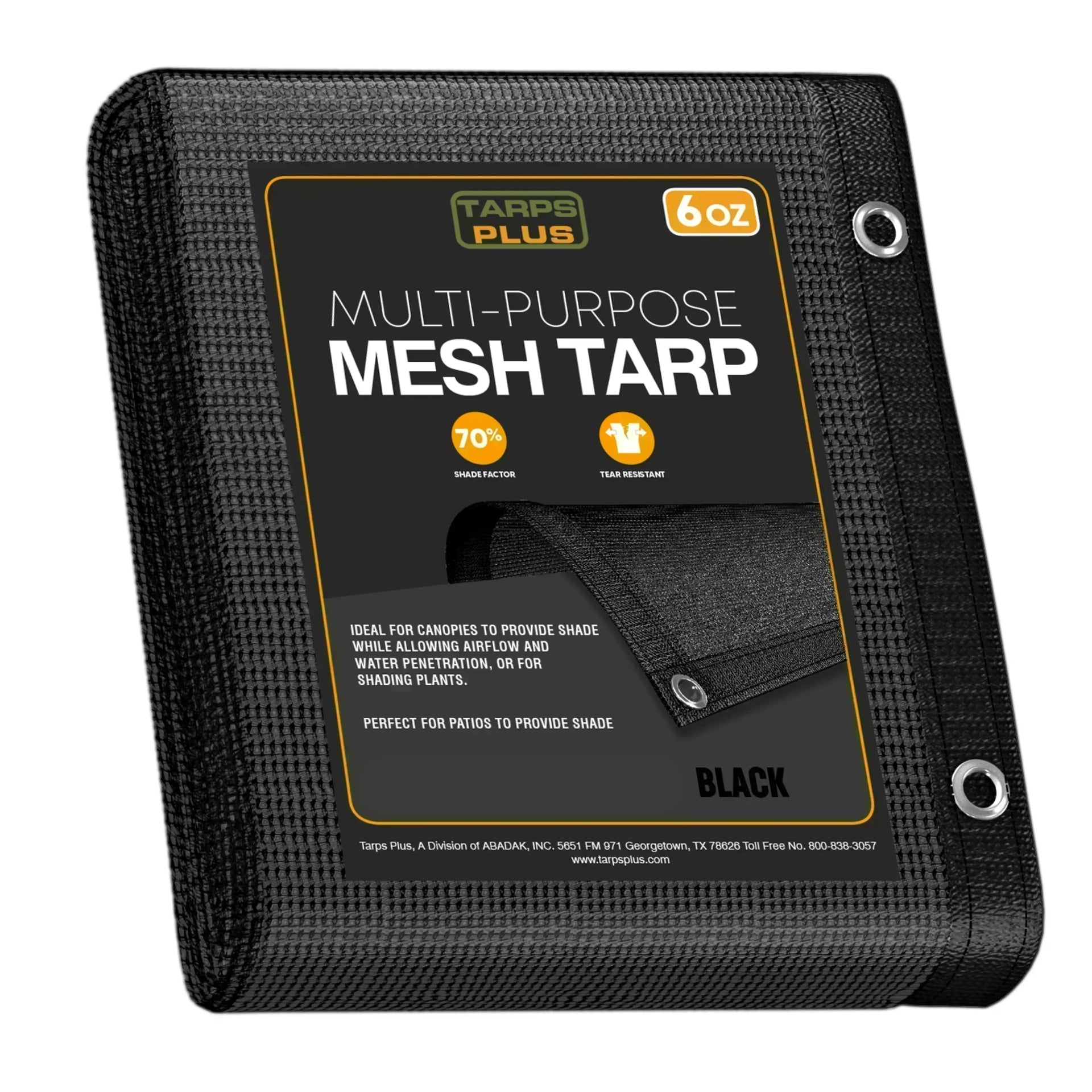 Black Mesh Tarp 10' x 12' – TarpsPlus