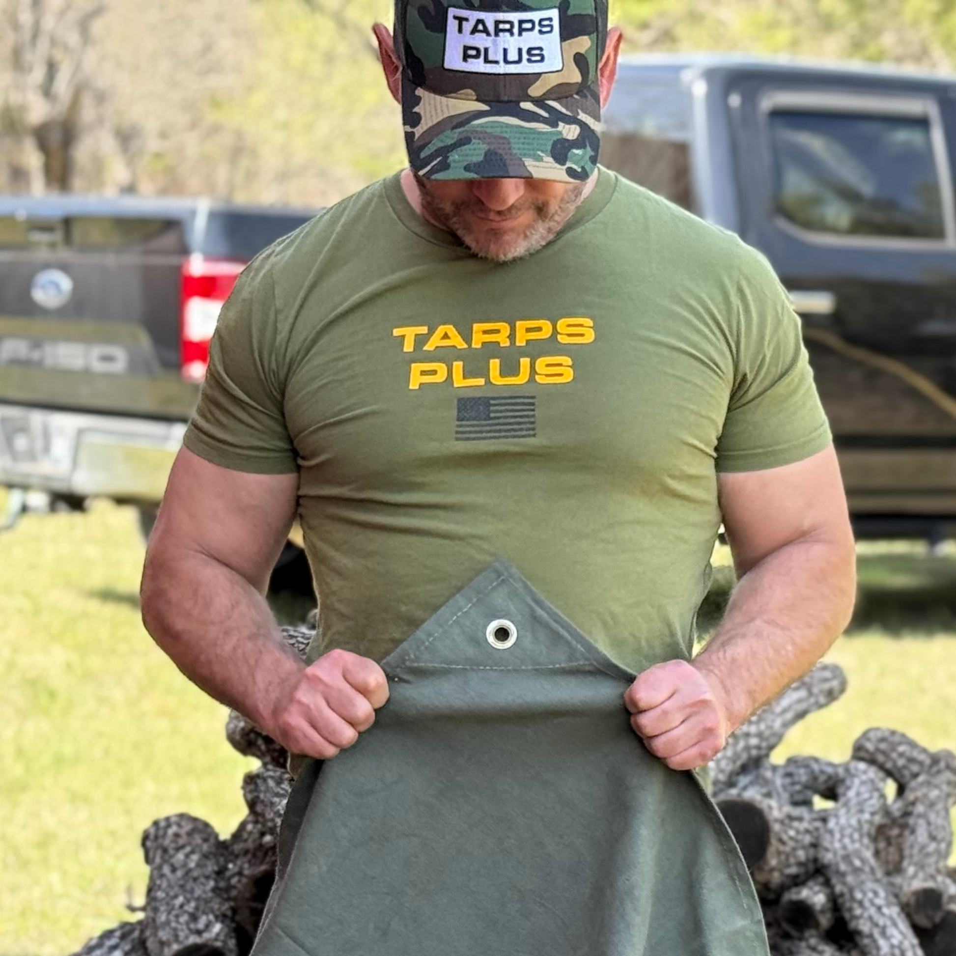 Olive Drab Canvas Tarps – TarpsPlus Olive Drab Canvas Tarps – TarpsPlus
