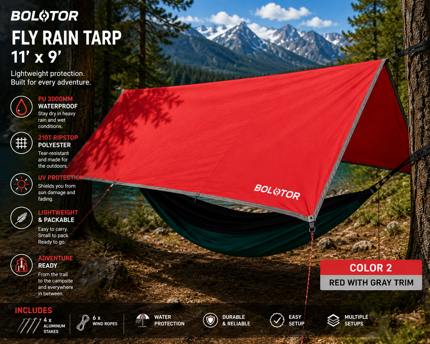 BOLOTOR Fly Rain Tarp