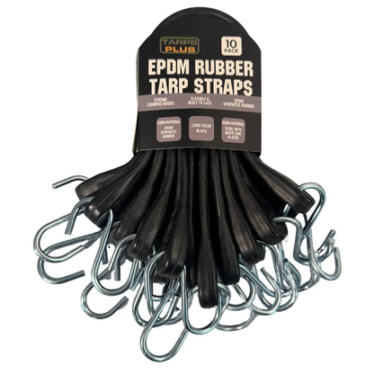 Rubber Tarp Strap 15"