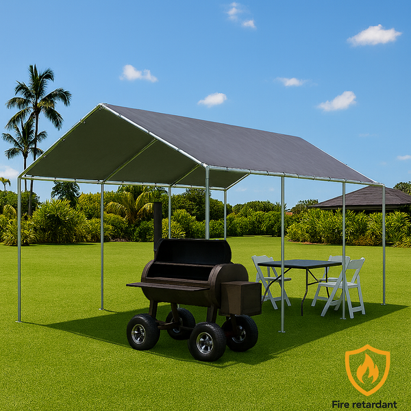 Fire Retardant Tarp Canopy 12' x 20' – TarpsPlus