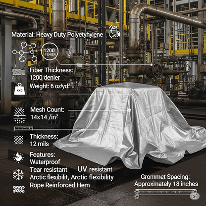 Silver Poly Tarps