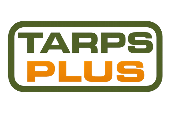 TARPS PLUS logo with green and orange text on a white background