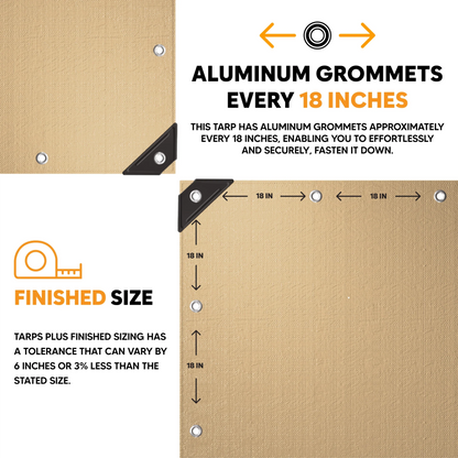 Tan Grommet Sizing