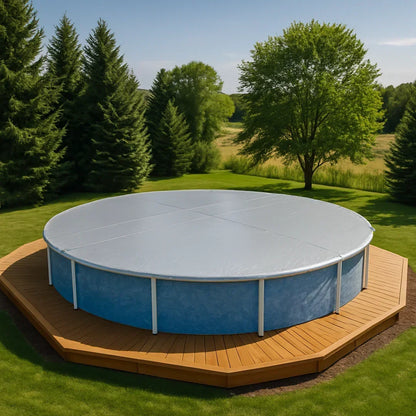 Round Pool Tarp 25'.