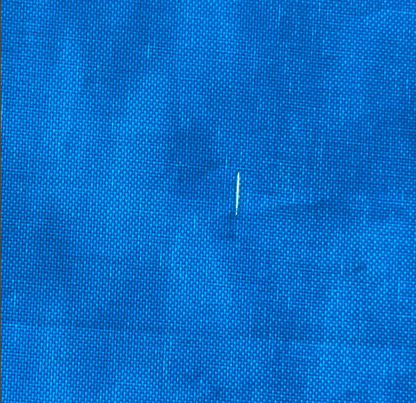 10oz Vinyl Coated Polyester Tarp - Blue - Finished Size 10'6" x 19'2" - Returned