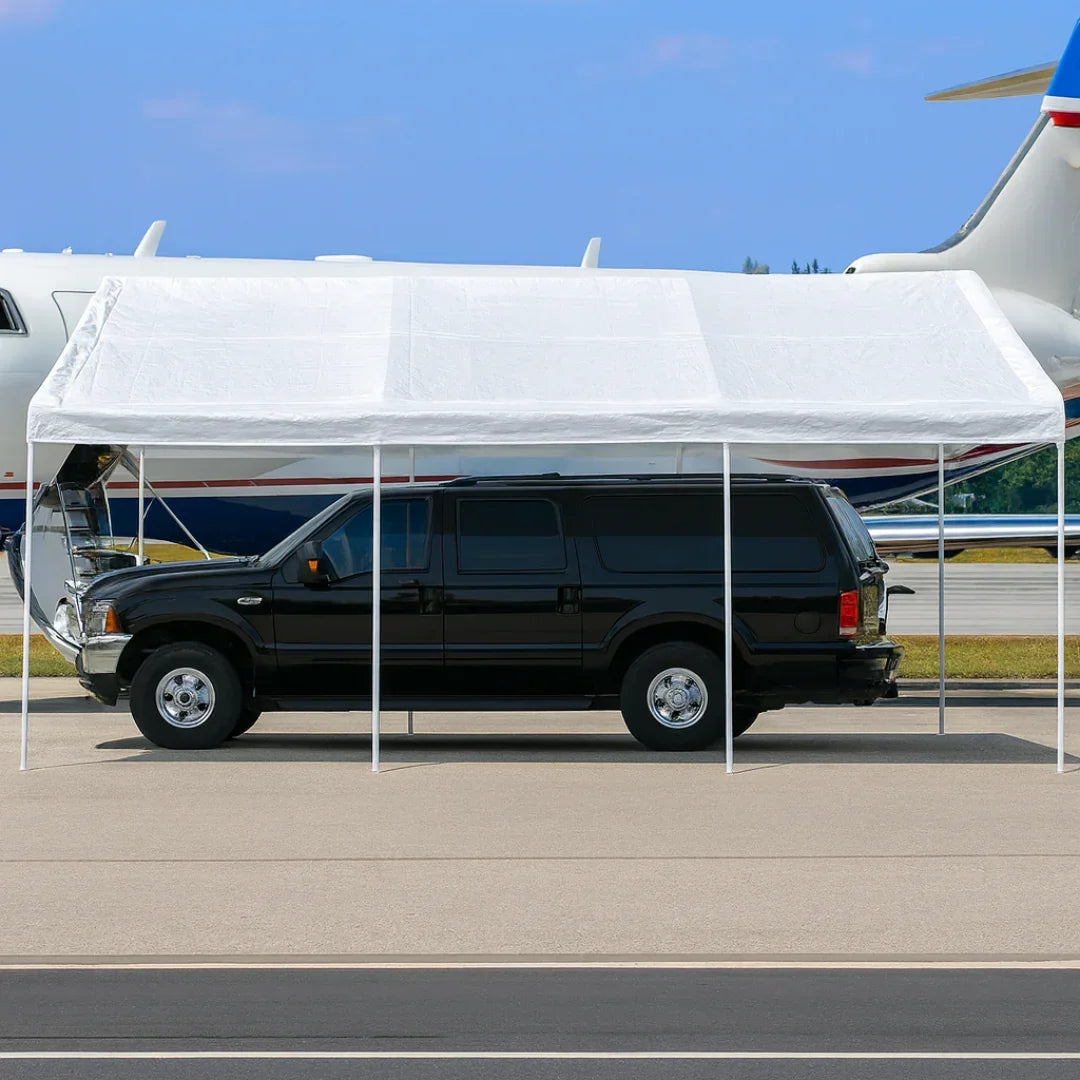 Valance Tarp Canopy 10' X 20' - 2" Dia - TarpsPlus