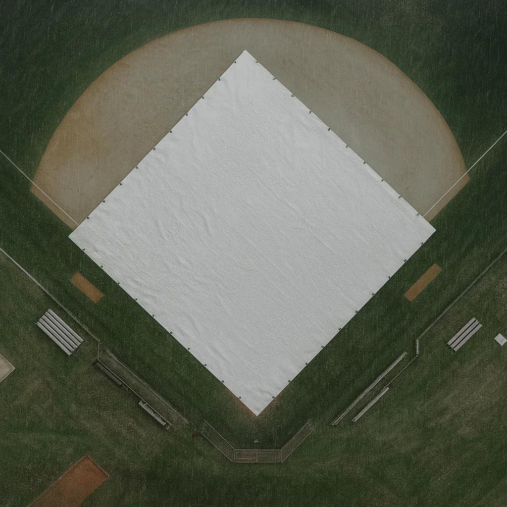 100' x 100' White Field Cover Tarp
