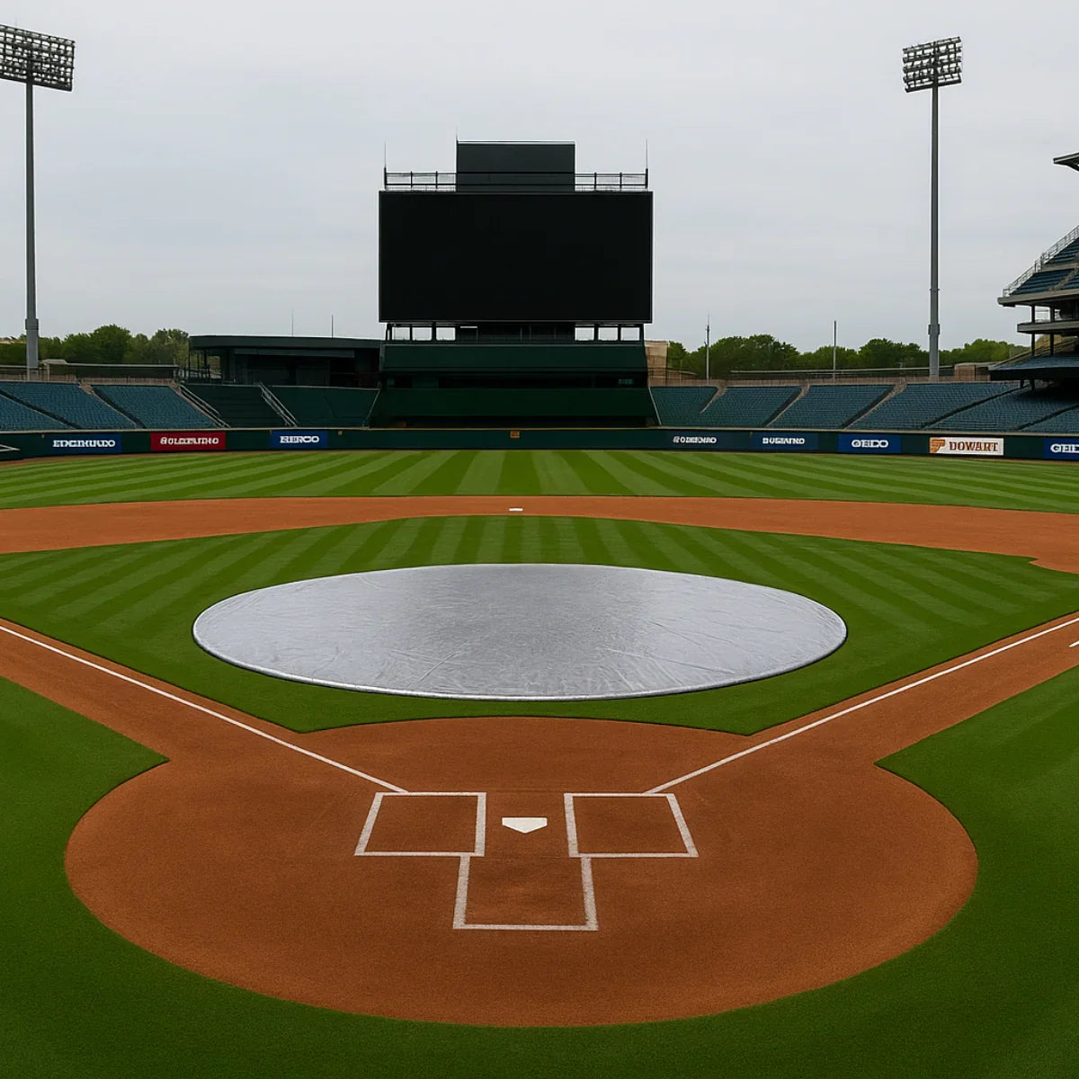 Baseball Mound Cover- 19' - TarpsPlus