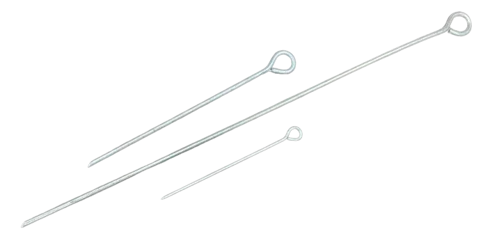 Canopy stake 10" in 10 pack featuring steel ground pins with looped ends