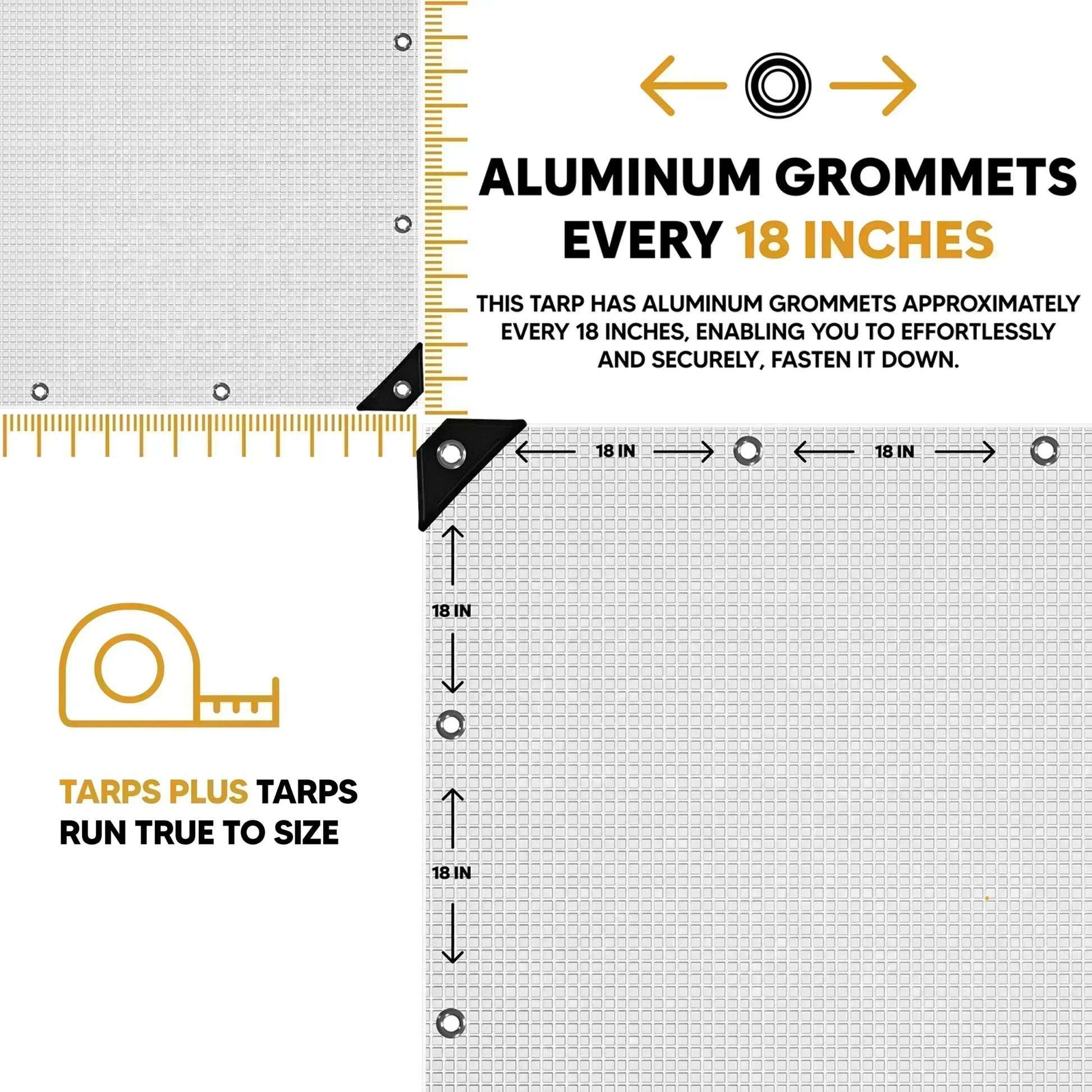 Clear 16' x 20' transparent tarps suitable for equipment coverage and outdoor shielding
