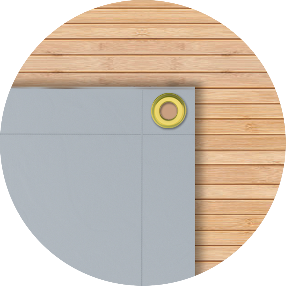 Custom Heavy Duty Vinyl Tarps - Grommets